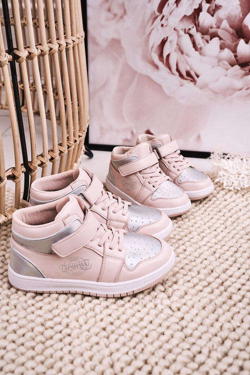 Children's Sport Shoes Pink Silver Madison