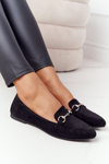 Women's Loafers Sergio Leone MK711 Suede Black