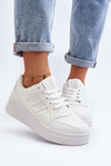 Women's White Sports Sneakers Frutesa