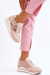 Studded Trainers Nude Adley