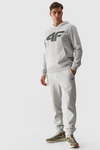 Men's Jogger Sweatpants 4FWMM00TTROM0942-27M Gray Melange