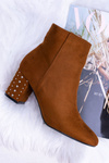 Warm Women's Stiletto Boots Brown Jocasta