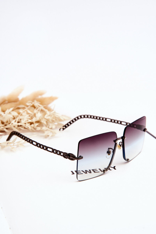 Square Sunglasses Prius V508 Dark silver