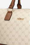 Large Travel Bag NOBO P1250-CM00 Beige And Brown