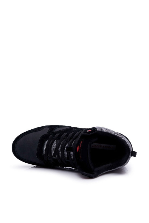 Obuwie Sportowe Męskie Cross Jeans Czarne EE1R4119C