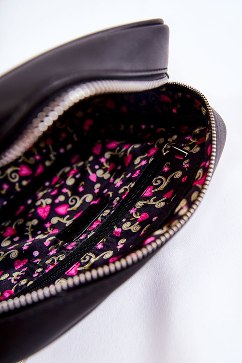 Torebka Listonoszka Skóra Czarna GOE ZNJ011