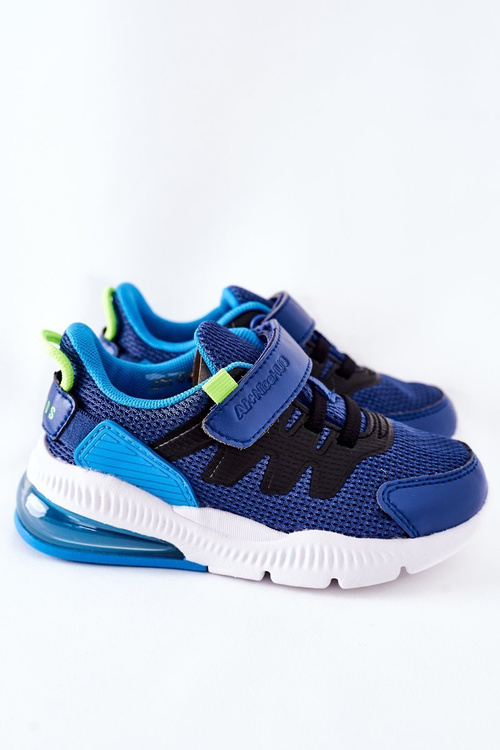 Children's Sport Shoes With Velcro ABCKIDS Blue-Black