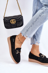 Women's Loafers On The Platform Black Danny