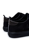Tenisówki Męskie Wiązane Czarne Lee Cooper LCW-22-31-0857M