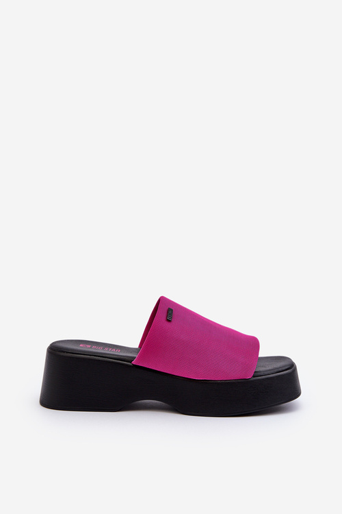 Women's Slippers Big Star NN274026 Fuchsia