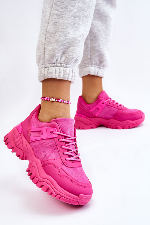 Fashionable Sport Shoes Sneakers Fuchsia Frezio