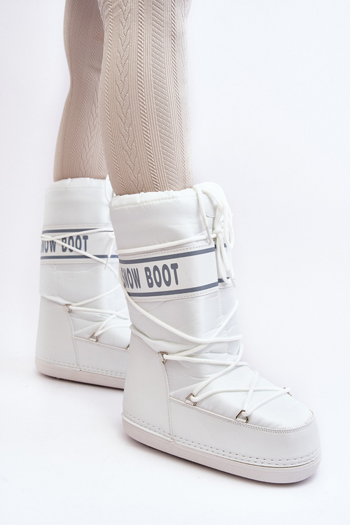 Women's High Snow Boots White Venila