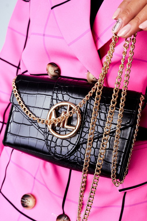 Small Purse Kidney Bag 2in1 Bruno Rossi Black