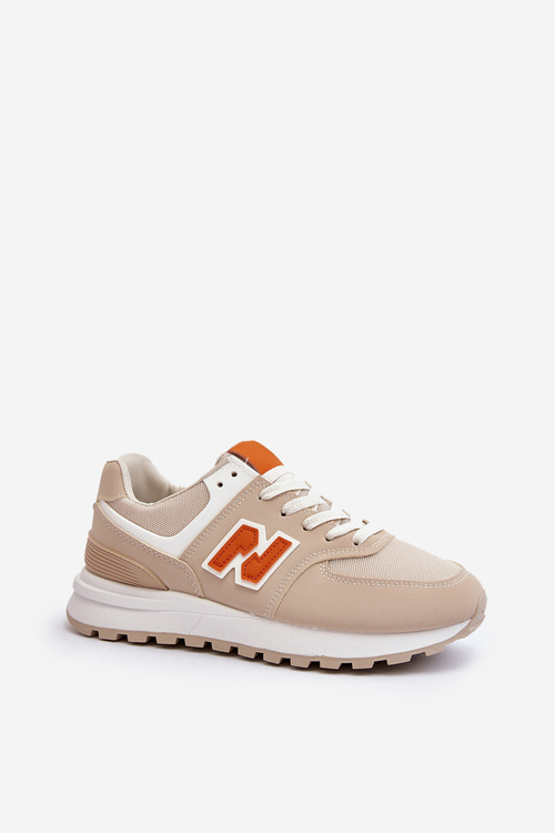 Women's Beige Sports Sneakers Lifari