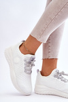 Buty Sportowe Memory Foam Big Star Białe HH274296 