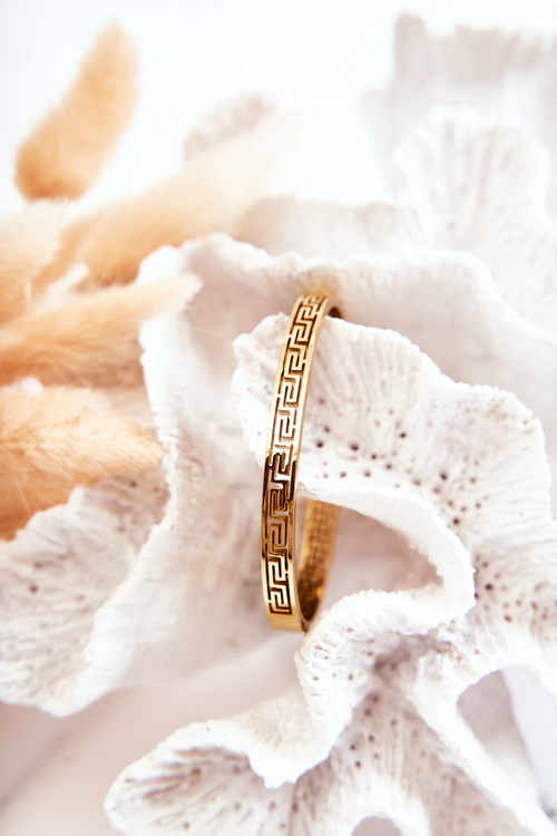 Bransoletka Damska Stalowa Zatrzask Złota