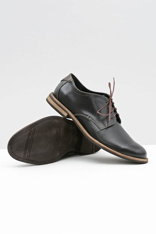 Elegant Men's Black Feliciano Half Shoes