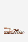 Women's Ballerinas With Pointed Toes On A Delicate Heel Beige Abroes