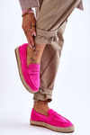 Espadryle Damskie Zamsz Fuksja Keyla