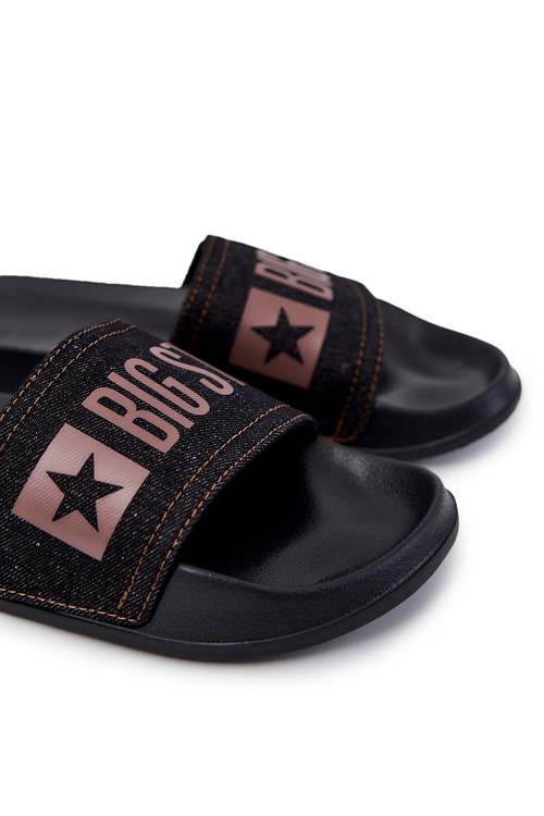 Men's Light Slippers Big Star JJ174533 Black