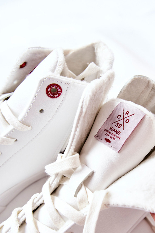 Women's Insulated Sneakers Cross Jeans White II2R4010C