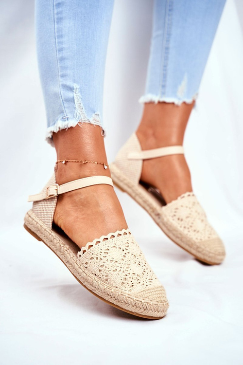 Women's Espadrilles On Platform Beige Vienna