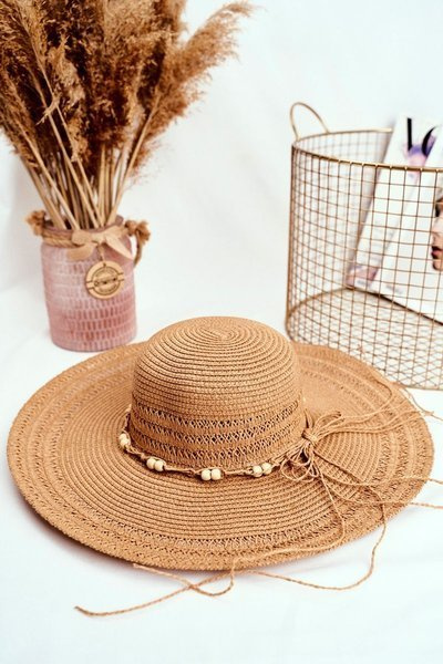 Women's Straw Hat Camel Universal Size