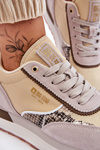 Fashionable Sneakers Memory Foam System Big Star LL274364 Beige