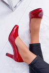 Women's Sergio Leone Red Lacquered Orsola pumps