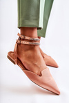 Women's Sandals With Spitz Toe Pink Amisha