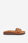 Women's Suede Platform Slippers Camel Festil