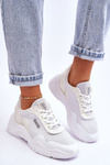 Buty Sportowe Damskie Materiałowe Białe Memory Foam System Big Star LL274A064 