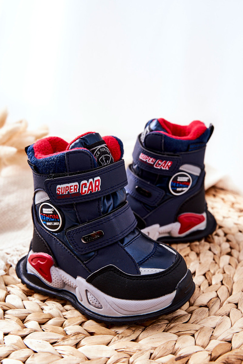 Insulated Snow Boots Navy Rizie