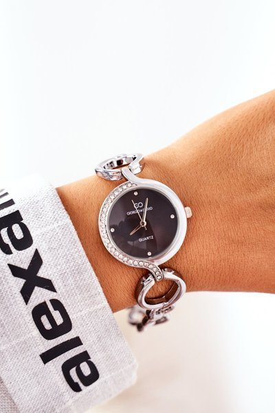 Watch On Bracelet With Cubic Zirconia Giorgio & Dario Silver