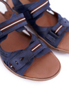 Men's Leather Sandals Navy Blue Lop
