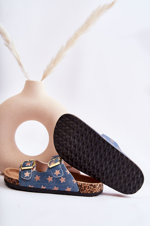 Comfortable Children's Slippers Blue Ander