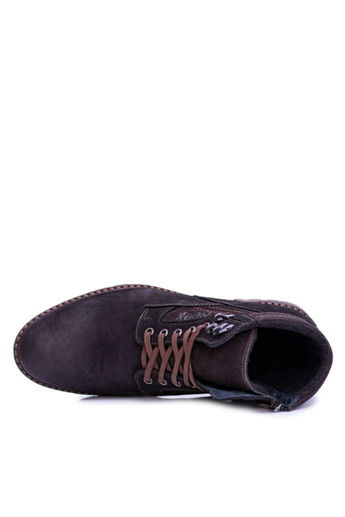 Neex Black Leather Warmed Men's Grigor Boots