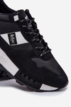 Męskie Sneakersy Na Platformie Czarne Lee Cooper LCJ-25-03-3378M