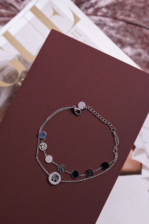 Women's Celebrity Bracelet Silver Tree of Life