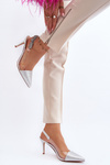 Pumps With Embellishment D&A MR1966-11 Silver