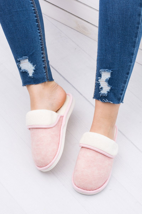 Women's Pink Home Sleepy Flip Flops