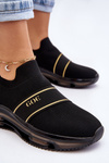 Damskie Wsuwane Sportowe Buty GOE LL2N4032 Czarne