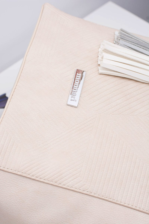 Women's Beige Shopper Handbag Bag Monnari