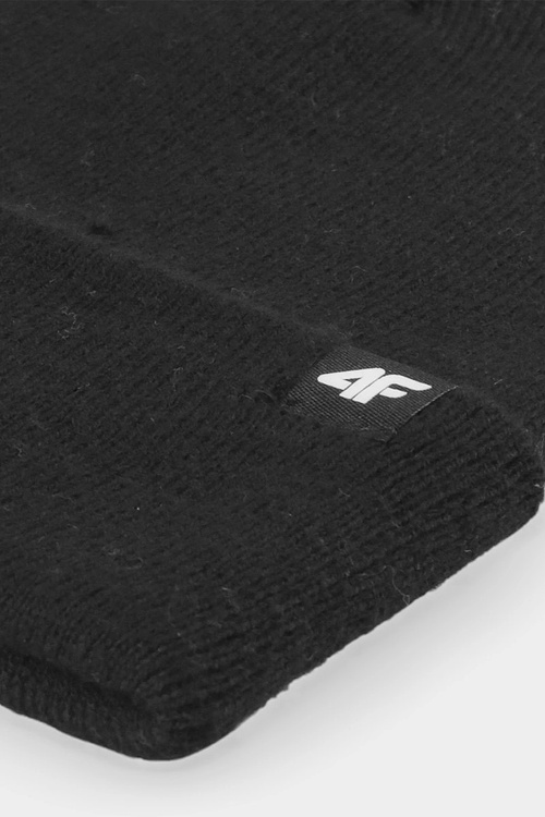 Winter Hat 4F 4FAW23ACAPU321-20S Black