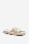 Lightweight Women's Foam Slides in Light Beige by Fenicva