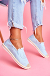 Classic Women's Espadrilles Blue Flaure
