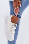 Damskie Trampki  Na Platformie Białe LEE ISLA C WOMEN LOW 50251001