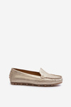 Women's Gold Loafers Ranica