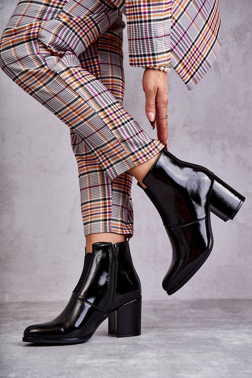 Classic Lacquered Boots La.Fi 260035B-LA Black
