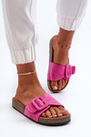 Women's Sandals with Buckle Eco Suede Pink Laeltia